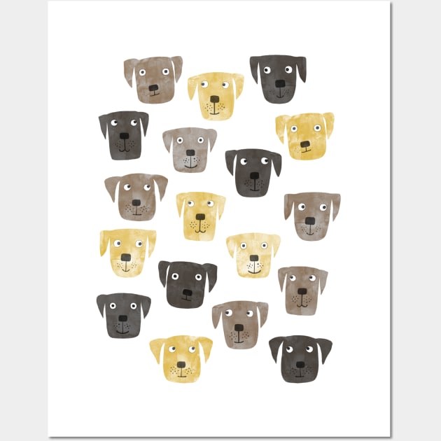 Labrador Retriever Dogs Wall Art by NicSquirrell